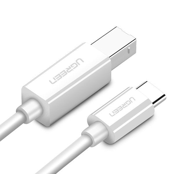 UGREEN Cable USB-C to USB 2.0 Print Cable 1.5m (White) UGREEN Cable USB-C to USB 2.0 Print Cable 1.5m (White)